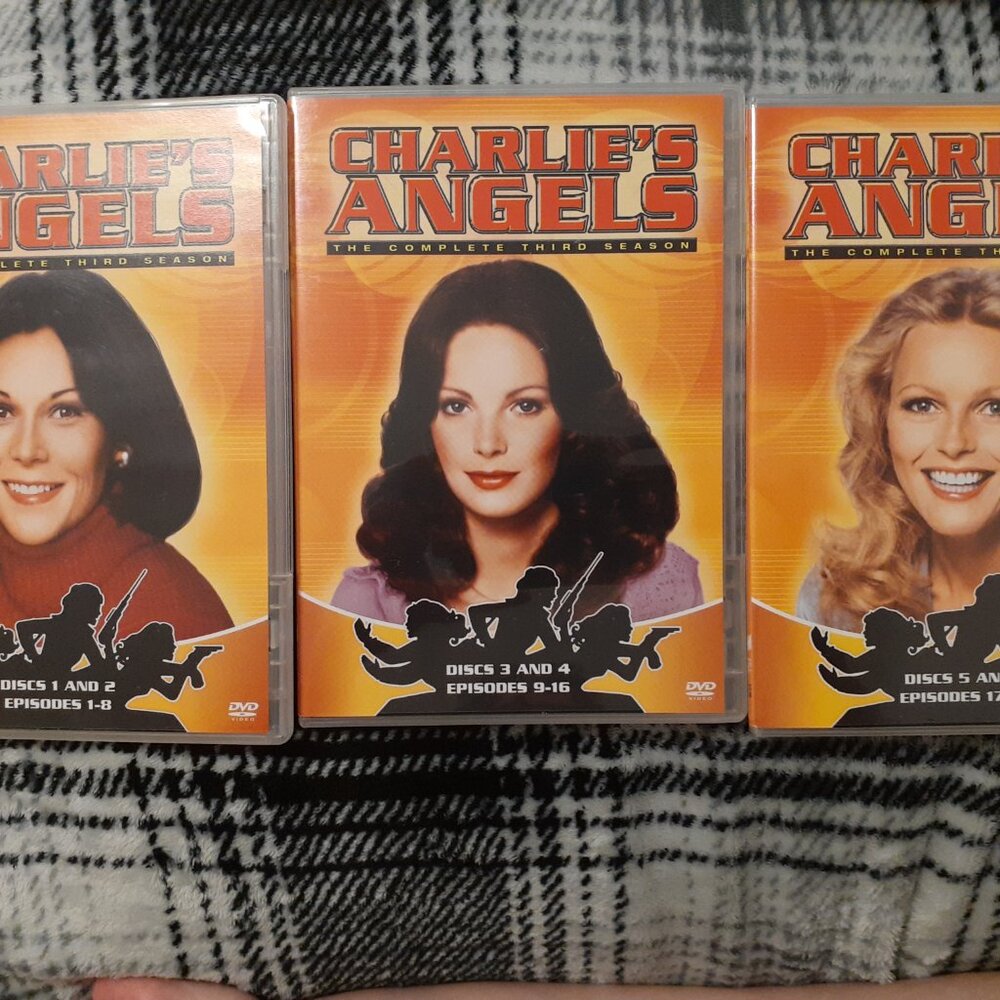 CHARLIE'S ANGELS COMPLETE 3 SEASON KATE JACKSON, JACLYN SMITH, CHERYL LADD DVD
